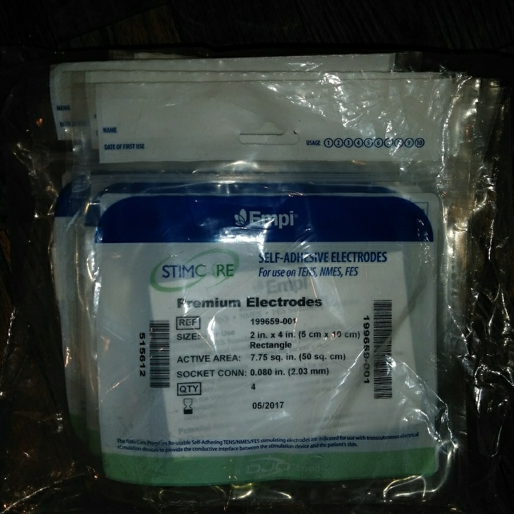 Electrodes 2x4 rectangular